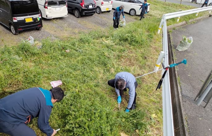 清掃活動の様子